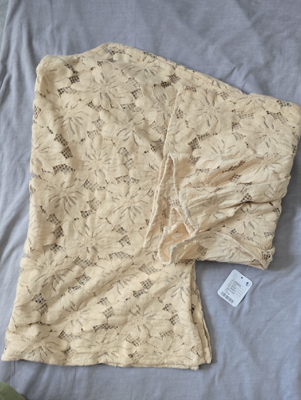 Free People Romona Lace Kimono - Ivory… new with tags - Picture 12 of 12